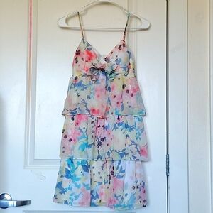 Candie's spring floral mini dress